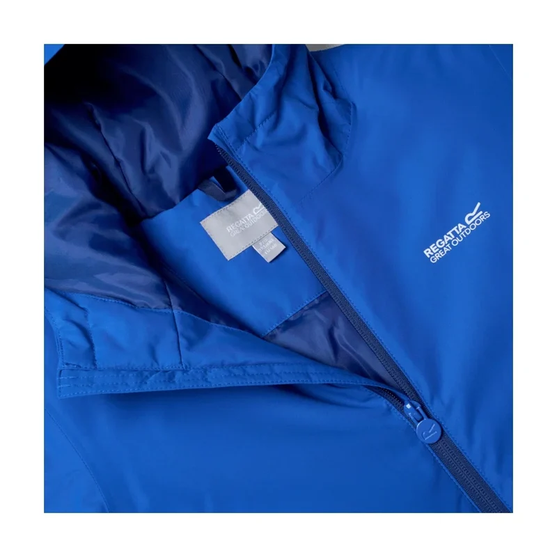 Regatta Kids' Hurdle Waterproof Jacket - Olympian Blue/Aviator Blue