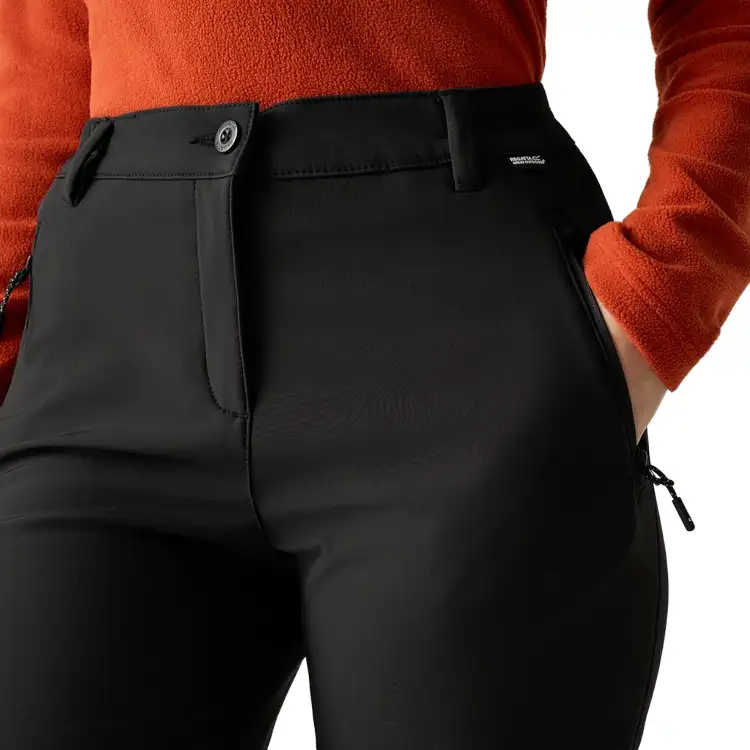Regatta Women's Geo II Softshell Trousers - Black