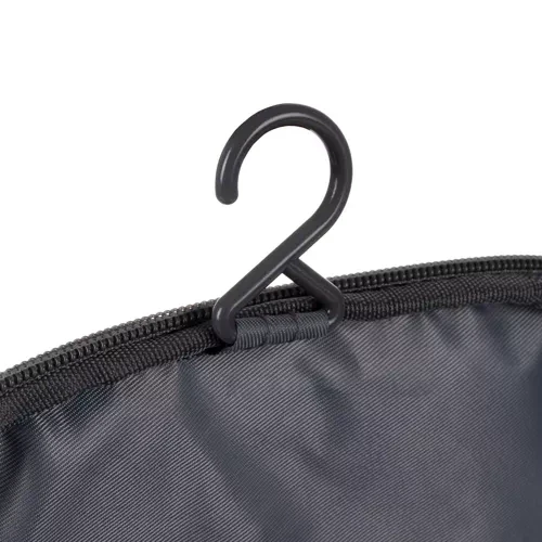 Hängende Kosmetiktasche mit 11 Fächern, wasserdicht, grau