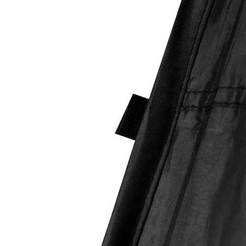 1 faltbares Zelt für Dusche und Umkleide, wasserdicht, schwarz
