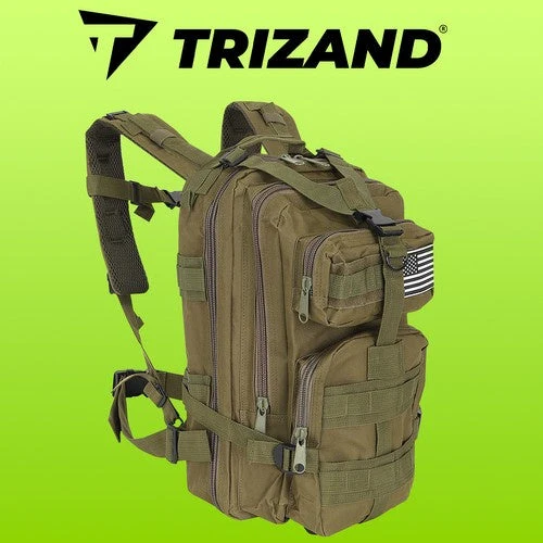 1 Stück Militär Rucksack mit vielseitigem Tragesystem grün