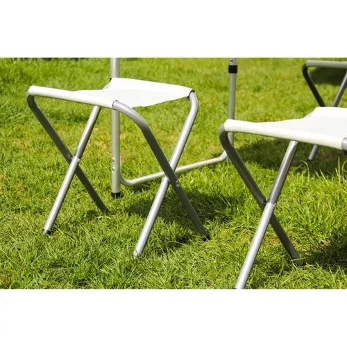 4er Camping-Set mit Höhenverstellbarem Tisch und Stühlen