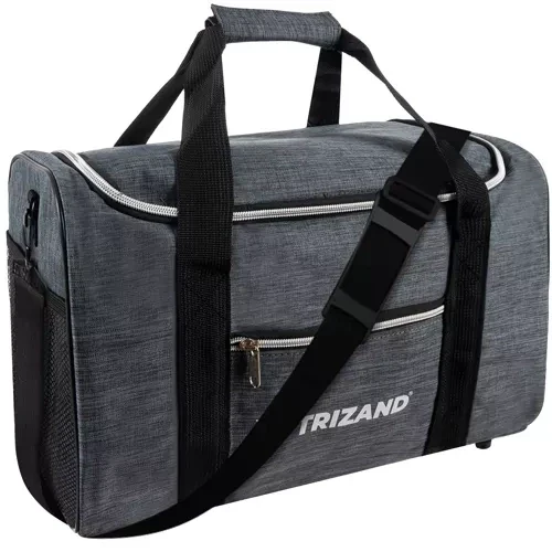 Reisetasche 40x25x20cm für Handgepäck, wasserdicht, grau