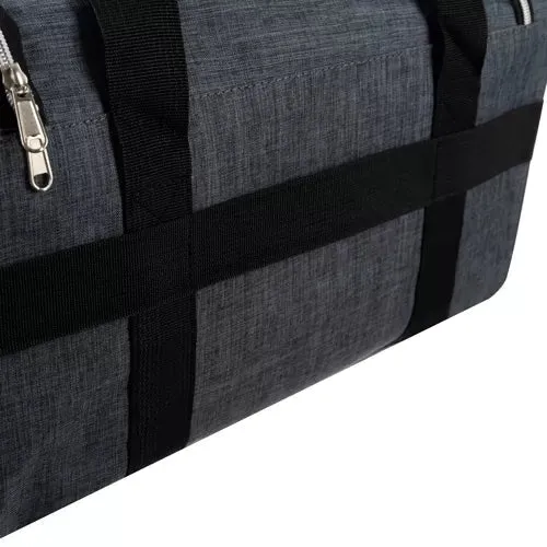 Reisetasche 40x25x20cm für Handgepäck, wasserdicht, grau