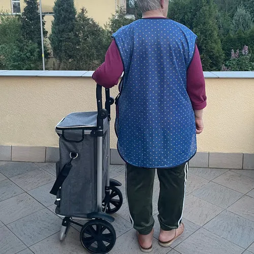 2in1 Einkaufswagen mit verstellbarem Griff und viel Platz