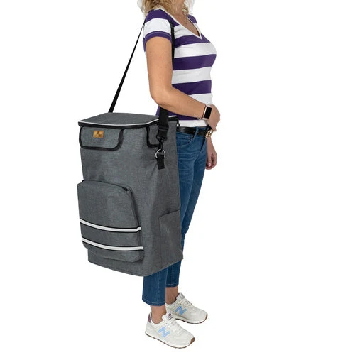 2in1 Einkaufswagen mit verstellbarem Griff und viel Platz