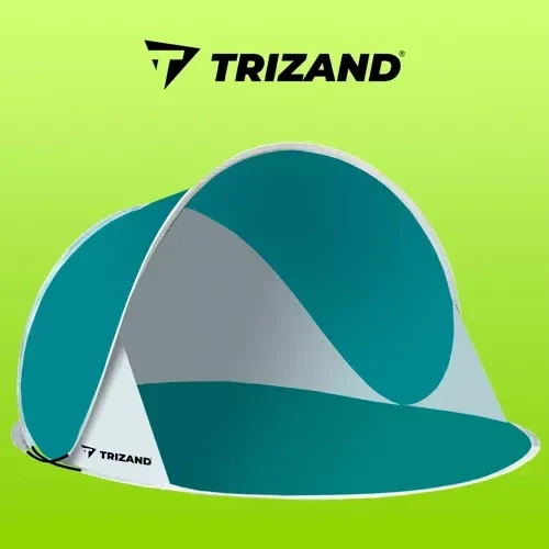 1 Strandzelt mit UV-Schutz und Regenabwehr - blaugrau