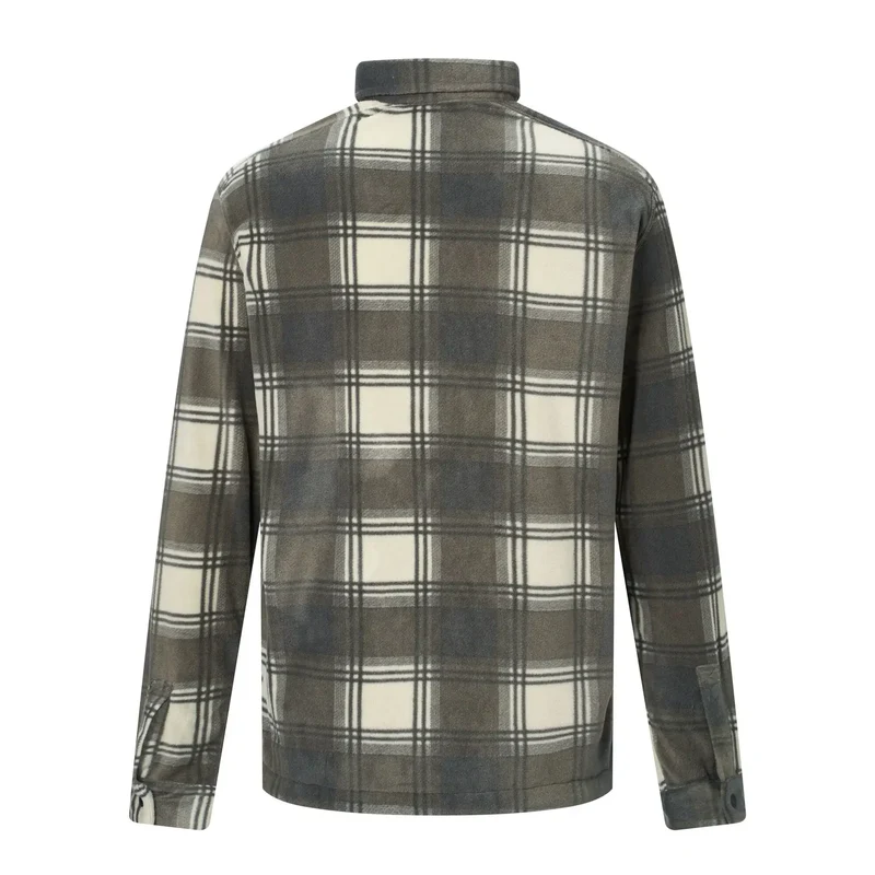 Regatta Mens' Frankie Fleece Shirt Smokey Check/Olive