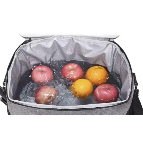 2 Kühlpatronen Thermotasche isoliert 20L grau