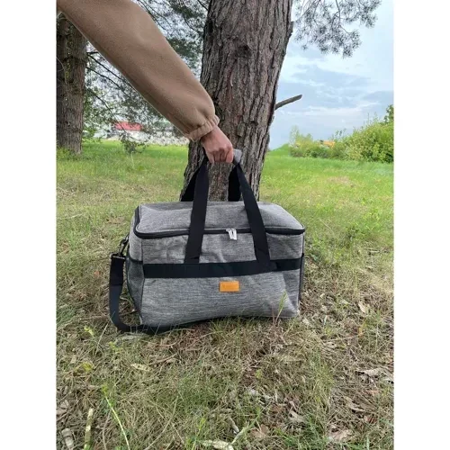 2 Kühlpatronen Thermotasche isoliert 20L grau