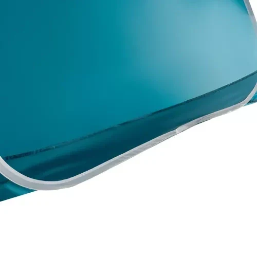 2-Personen Pop-Up-Strandzelt mit Moskitonetz, blau weiß