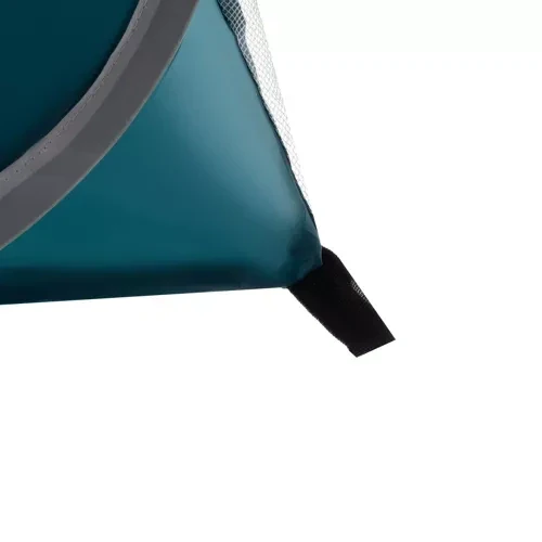 2-Personen Pop-Up-Strandzelt mit Moskitonetz, blau weiß