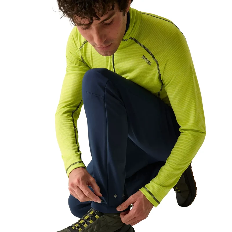 Regatta Mens' Geo Softshell Walking Trousers - Navy