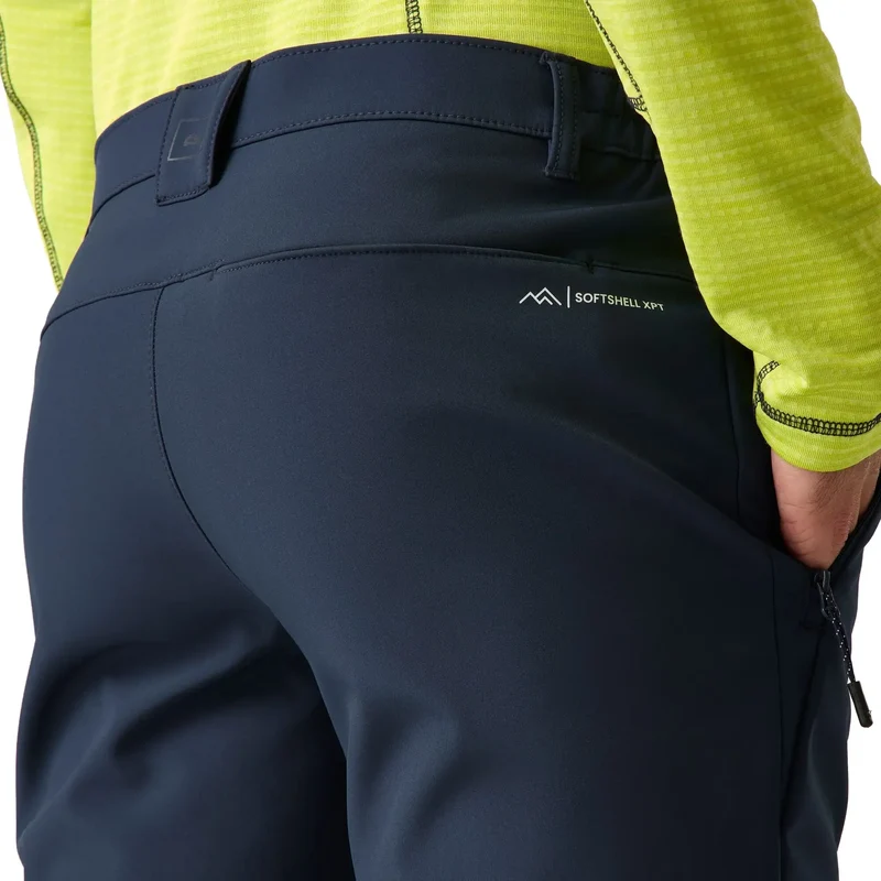 Regatta Mens' Geo Softshell Walking Trousers - Navy