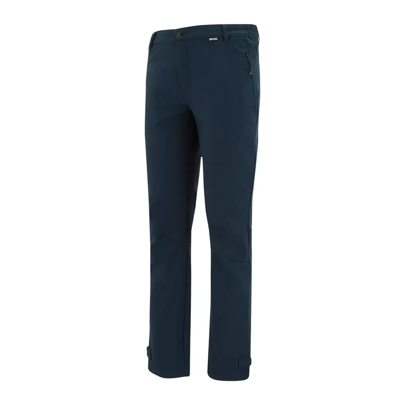 Regatta Mens' Geo Softshell Walking Trousers - Navy