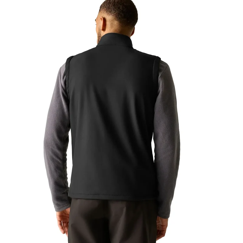 Regatta Mens' Bradwell III Softshell Bodywarmer Gilet - Black