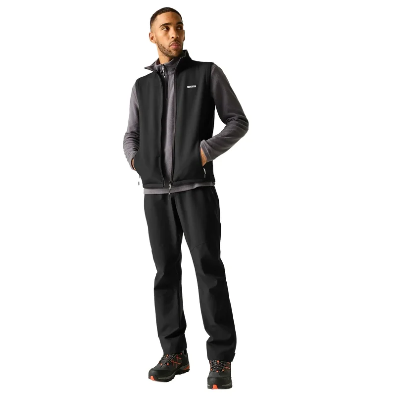 Regatta Mens' Bradwell III Softshell Bodywarmer Gilet - Black