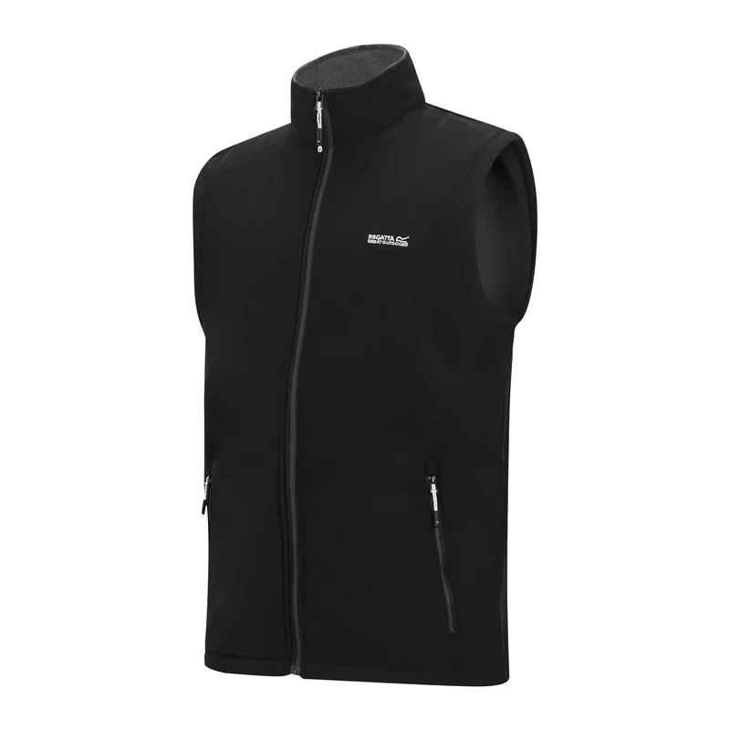 Regatta Mens' Bradwell III Softshell Bodywarmer Gilet - Black