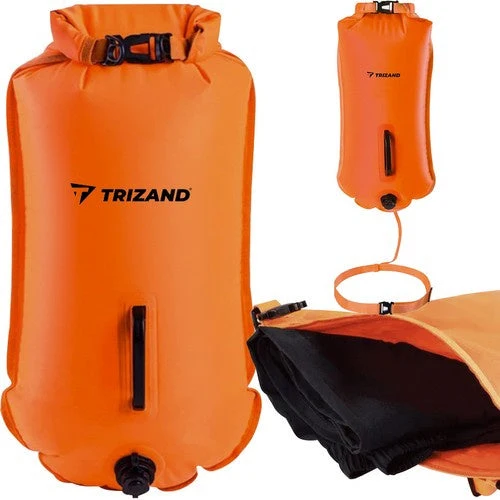2in1 Aufblasbare Signalboje mit Trockentasche orange