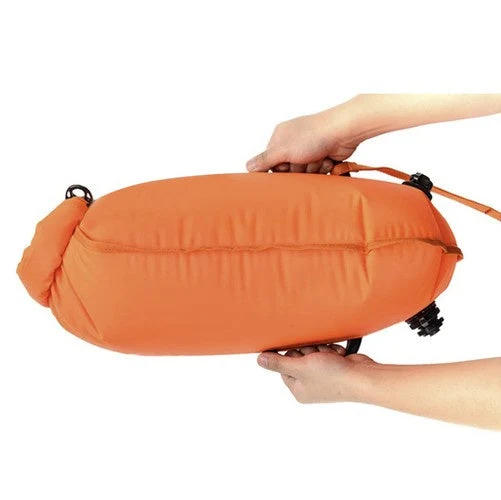2in1 Aufblasbare Signalboje mit Trockentasche orange