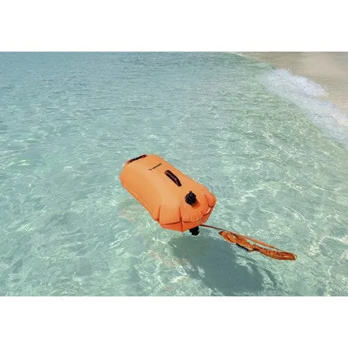 2in1 Aufblasbare Signalboje mit Trockentasche orange