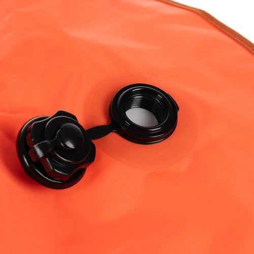 2in1 Aufblasbare Signalboje mit Trockentasche orange