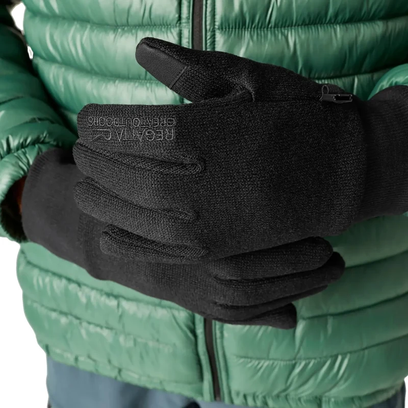 Regatta Men's Veris Touchtip Gloves - Black