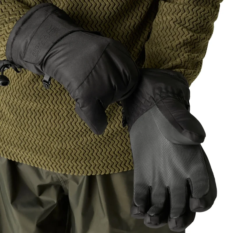 Regatta Unisex Transition Waterproof Gloves III - Black