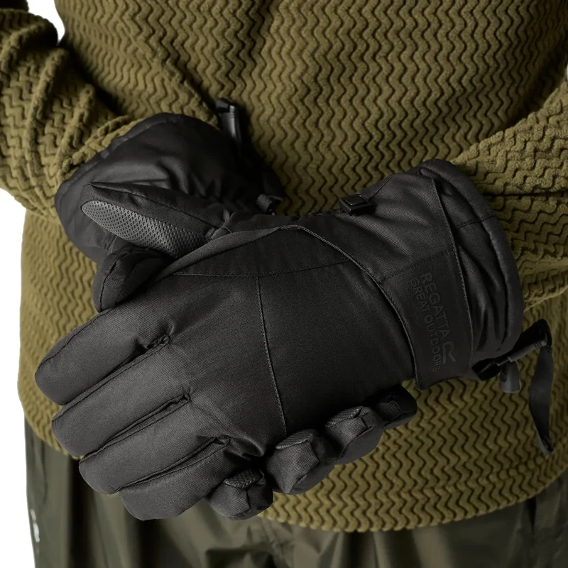 Regatta Unisex Transition Waterproof Gloves III - Black