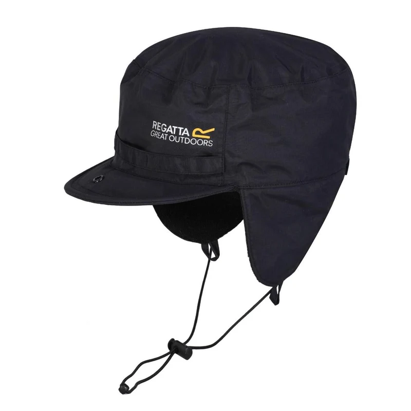 Regatta Men's Padded Igniter Waterproof Trapper Hat - Black
