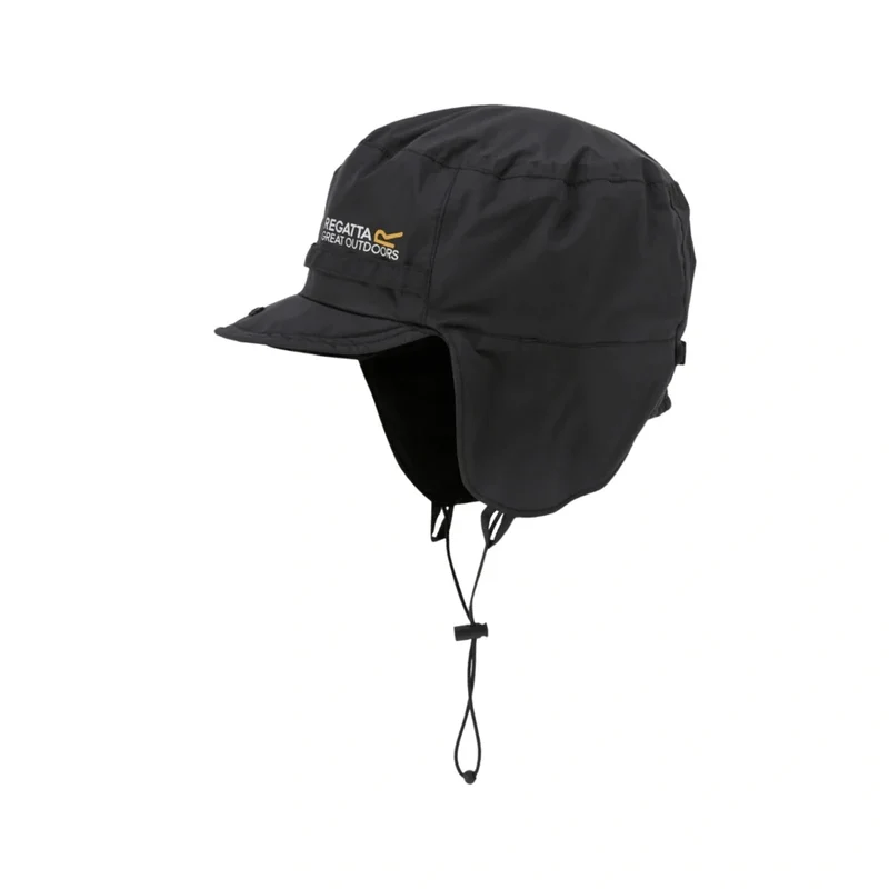 Regatta Men's Padded Igniter Waterproof Trapper Hat - Black