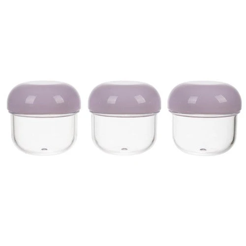 10-teiliges Reisekosmetik-Set mit flexiblen Behältern transparent