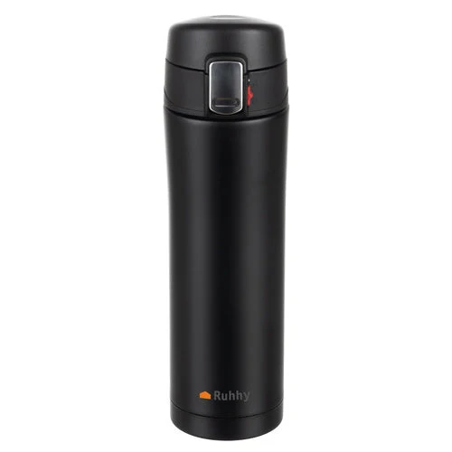 1 Thermobecher, auslaufsicher, hervorragende Wärmedämmung, Schwarz