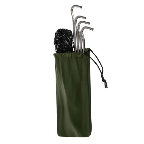 2er Hängematten-Set mit Moskitonetz und UV-Schutz, khaki