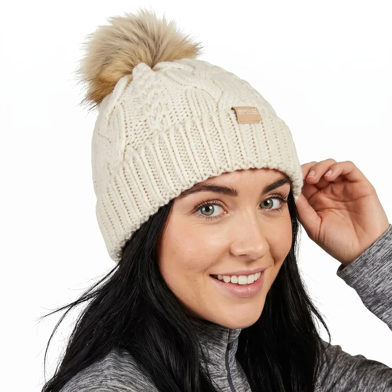 Regatta Women's Lovella VI Beanie Hat - Light Vanilla