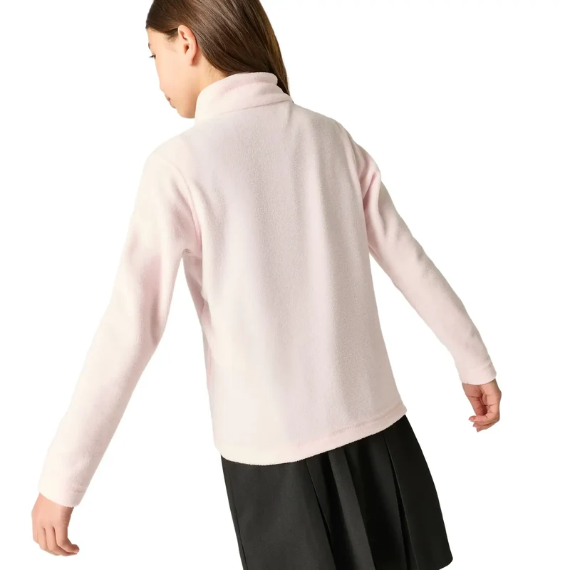 Regatta Kids' Hot Shot II Half Zip Fleece - Pink Haze