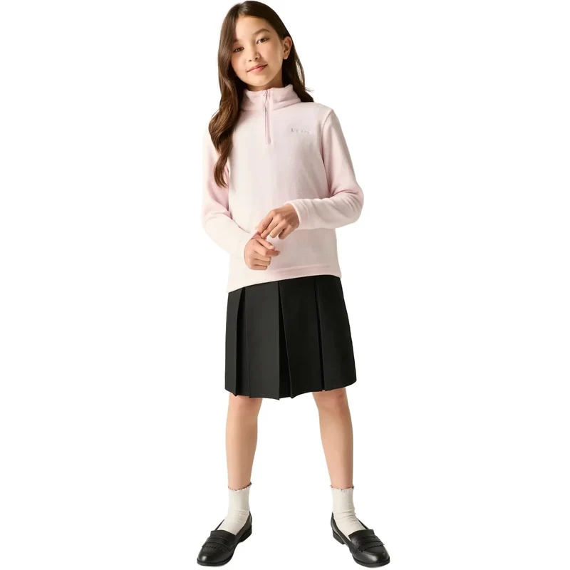 Regatta Kids' Hot Shot II Half Zip Fleece - Pink Haze