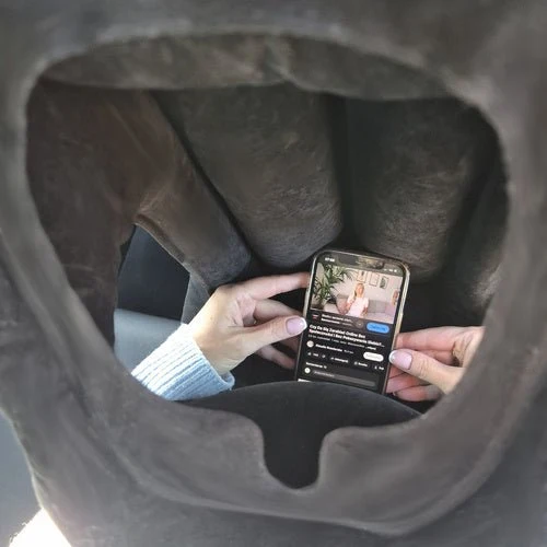 1 Aufblasbares Reisekissen mit ergonomischer Form, Schwarz
