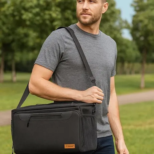 30L Thermotasche isolierend für Picknick schwarz