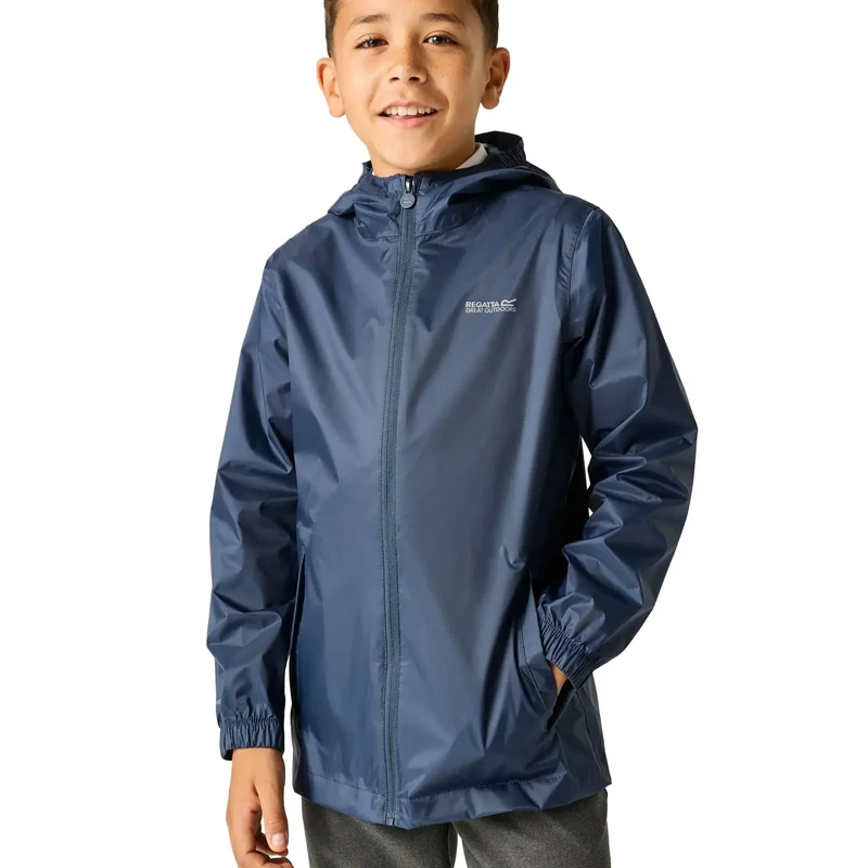 Regatta Kids' Pack It III Waterproof Jacket - Midnight