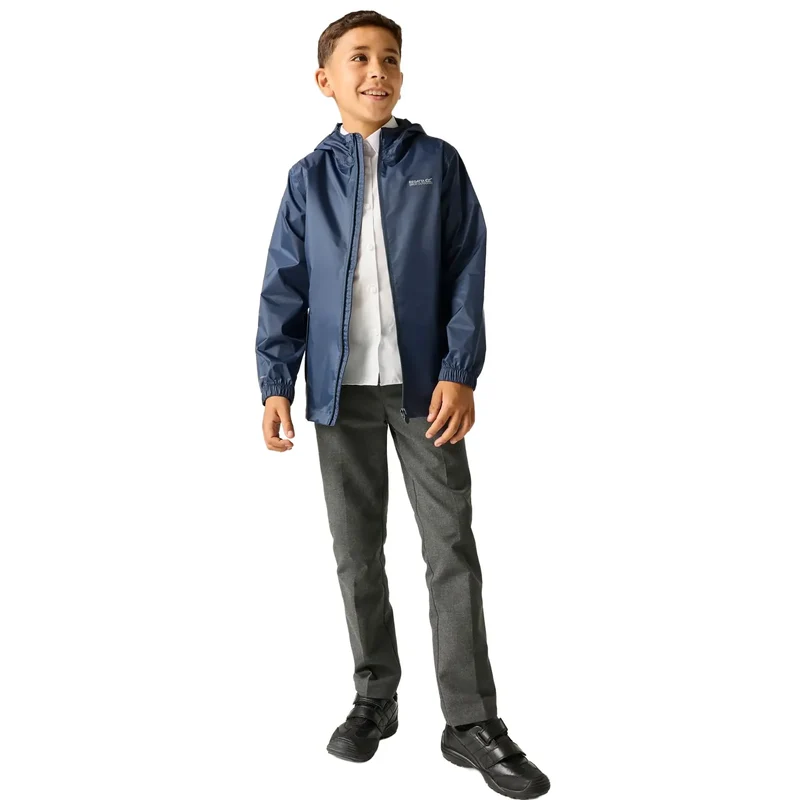 Regatta Kids' Pack It III Waterproof Jacket - Midnight