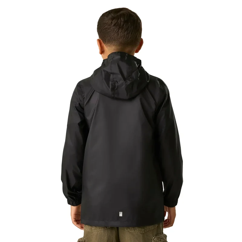 Regatta Kids' Pack It III Waterproof Jacket - Black