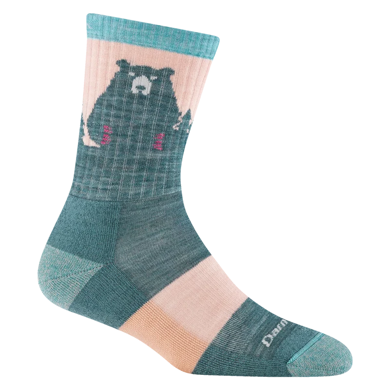 Darn Tough Bear Town Micro Crew (Women's), quartz