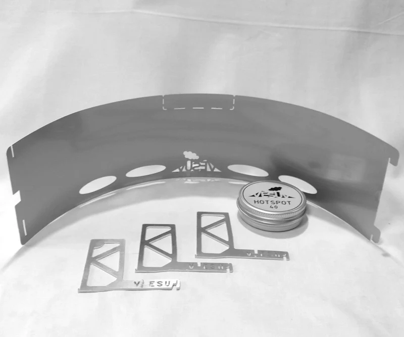 Vesuv Universal TI Windshield 85-117mm
