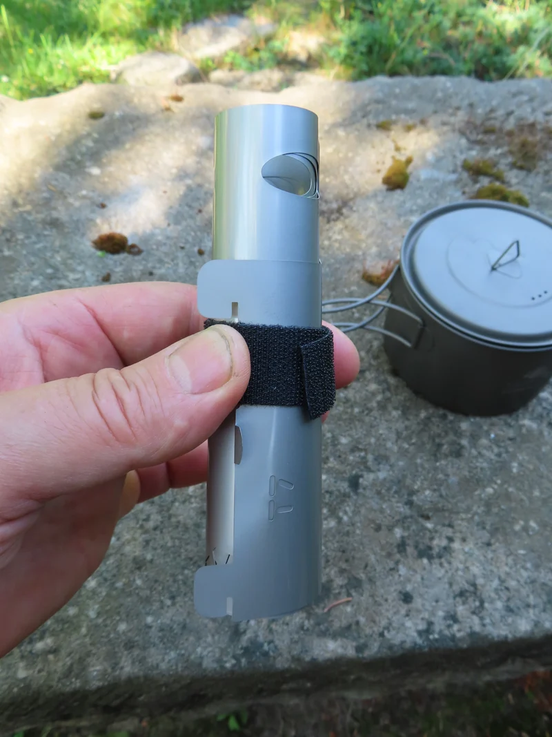 Vesuv Ti Windshield für Toaks Töpfe