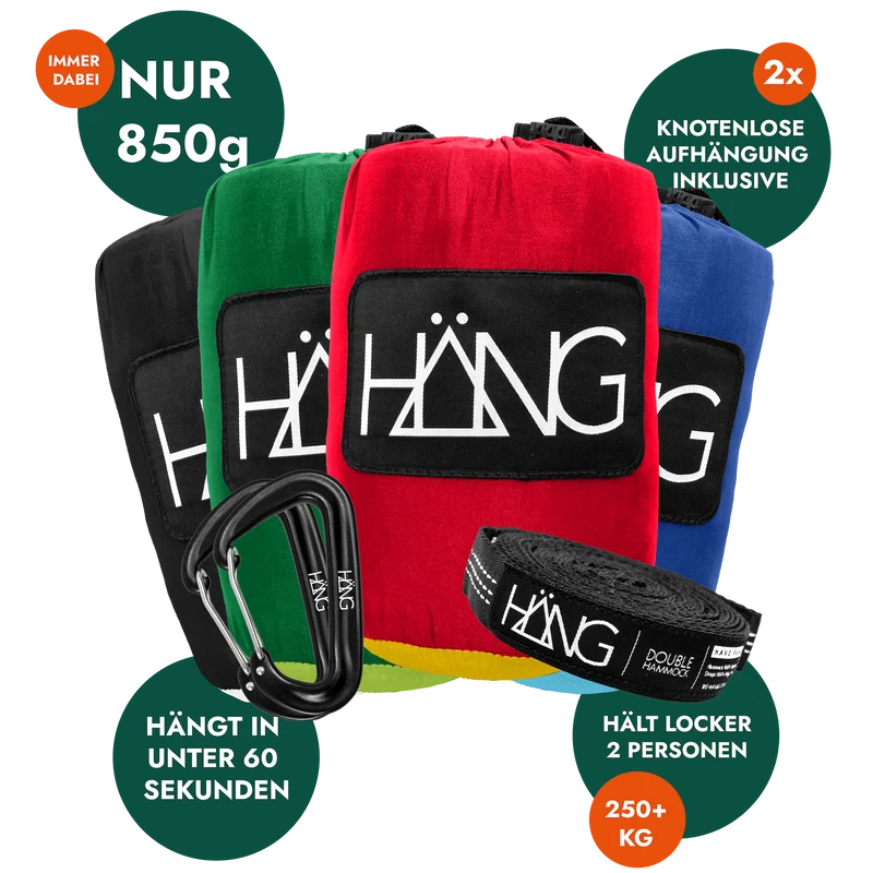 Das Original HÄNG Hängematten-Komplettset