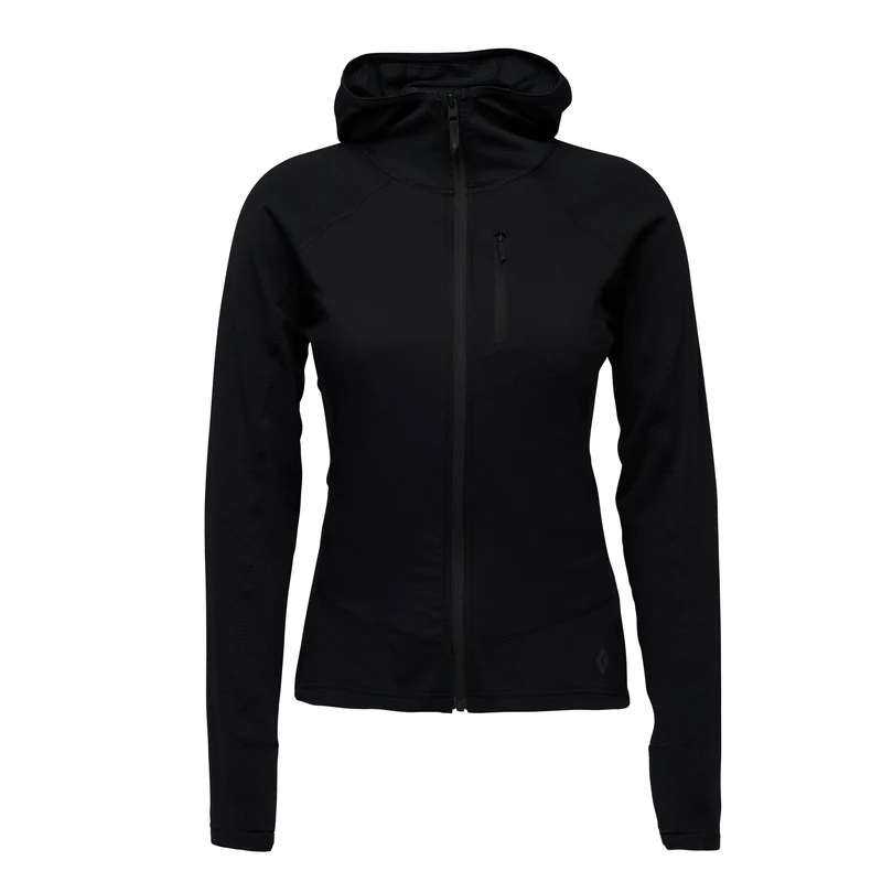 BD W's Coefficient LT Hybrid Hoody black