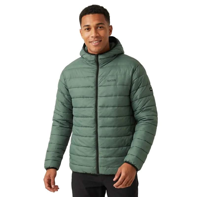 Regatta Men's Hooded Marizion Padded Jacket - Dark Forest Green
