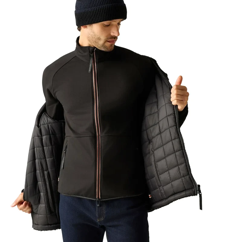 Regatta Men's Frankie Reversible Padded Jacket - Black