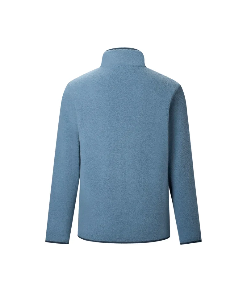 Regatta Men's Frankie Borg Colour Block Full-Zip Fleece - Grey Mirage/Navy